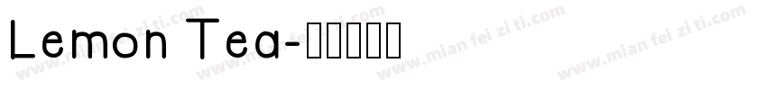 Lemon Tea字体转换